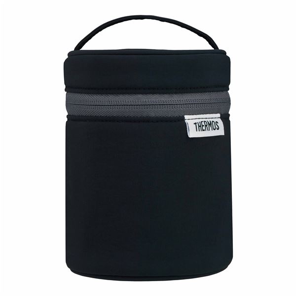 【商品名】 サーモス スープジャー ポーチ ブラック RES-003 【ジャンル・特徴】 THERMOS スープジャー専用 保温カバー