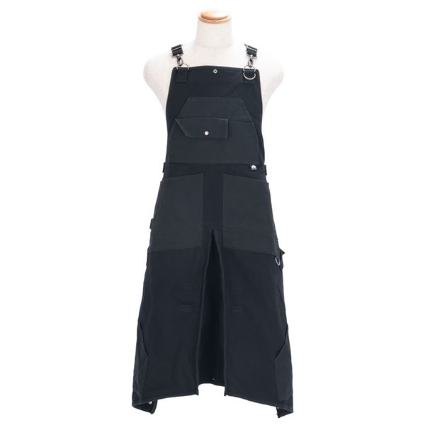 【商品名】 ヒッポス[HIPPOSS] 5Way 難燃エプロンバッグ L HPS-FWA02-BK ブラック 【ジャンル・特徴】 アウトドアブランド[ヒッポス]シリーズ第一弾。 [ HPS-FWA02
