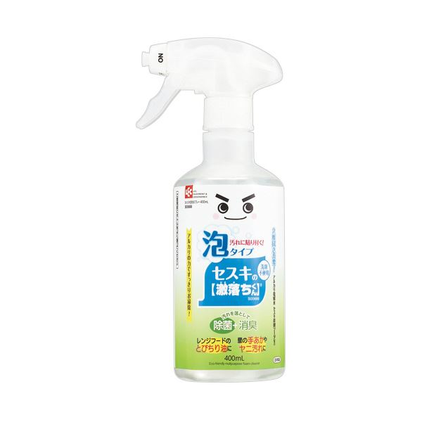 【商品名】 （まとめ） レック 激落ちくんセスキ密着泡スプレー 本体 400ml 1本 【×10セット】