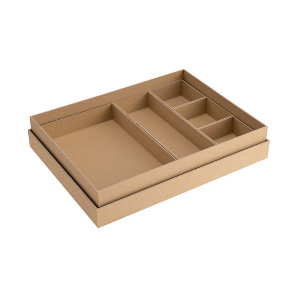 【商品名】 （まとめ） ナカバヤシリトレイ A4 クラフト RTY-A4KR 1個 【×3セット】