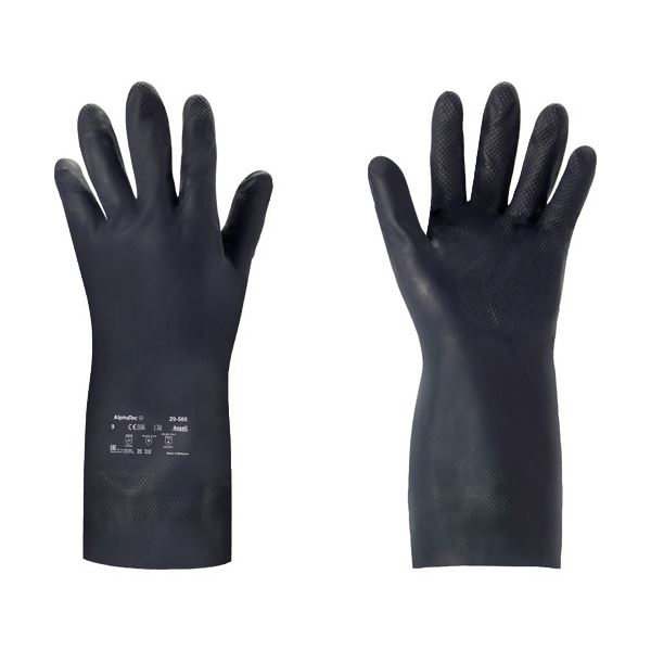 【商品名】 （まとめ） アンセル耐薬品手袋 アルファテック 29-500 Sサイズ ブルー 29-500-7 1双 【×5セット】