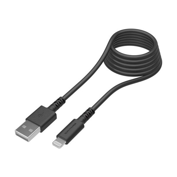 【商品名】 （まとめ） 多摩電子工業ロングライフ Lightning ケーブル ブラック 2.0m TH281L20K 1本 【×3セット】