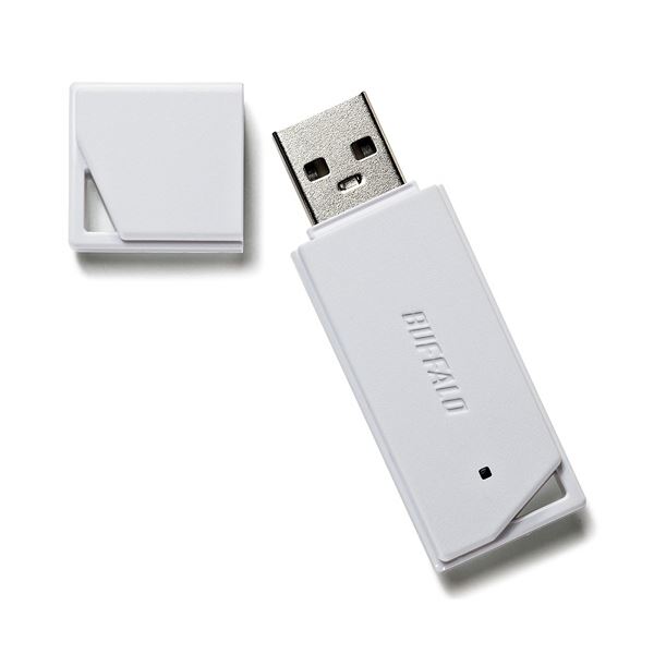 【商品名】 （まとめ） バッファローUSB2.0 どっちもUSBメモリー 64GB ホワイト RUF2-KR64GA-WH 1個 【×3セット】
