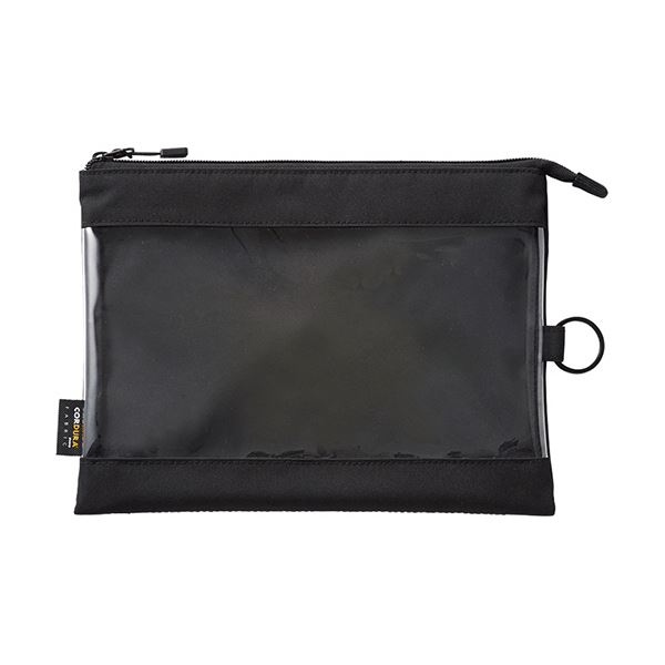 【商品名】 （まとめ） リヒトラブSMART FIT クリヤーケース A5 ブラック F-7573-24 1個 【×3セット】