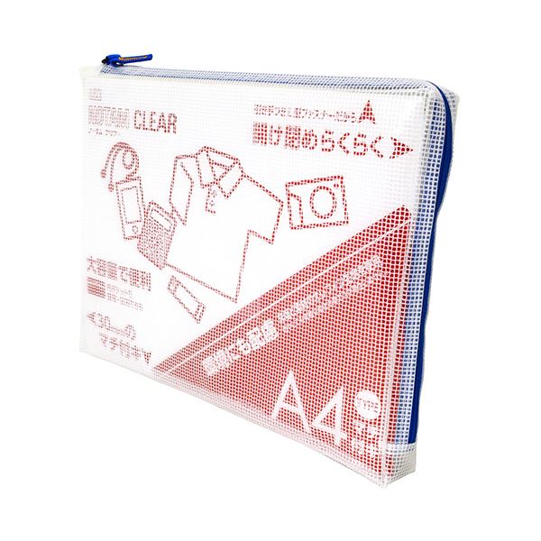 【商品名】 （まとめ） サクラクレパスノータム クリアー A4タイプ マチ付 ブルー UNCM-A4#36 1個 【×5セット】