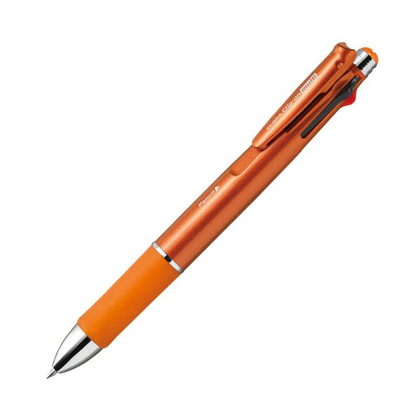 【商品名】 （まとめ） ゼブラ 多機能ペンクリップ-オン マルチ 1000 （軸色 オレンジ） B4SA2-OR 1本 【×5セット】