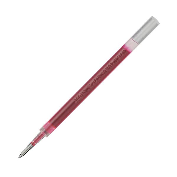【商品名】 （まとめ） ゼブラジェルボールペン替芯 JRV-0.5芯 赤 P-RJRV5-R 1セット（10本） 【×5セット】