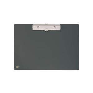 【商品名】 （まとめ） ライオン事務器PETカラー用箋挟 A4ヨコ ダークグレー No.221K 1枚 【×10セット】