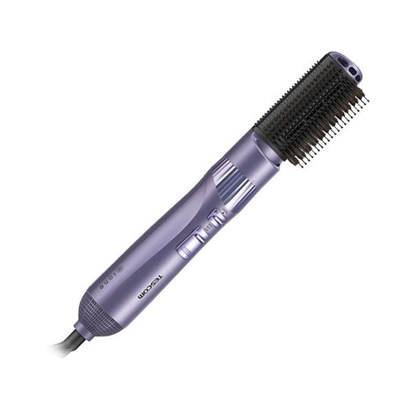 【商品名】 TESCOM カール・ドライヤー マイナスイオン豚毛ブローブラシ パープル 本体21.3×4.8×5.1cm B1131510 [ B1131510 ]