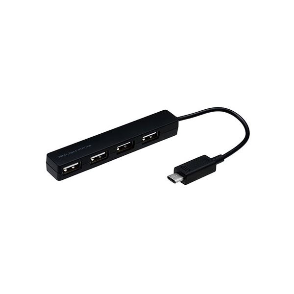 【商品名】 【3セット】 ナカバヤシ Type-C4ポートUSB2.0ハブ ブラック UH-C2394BKX3 【ジャンル・特徴】 USB2.0Type-Cコネクタ搭載した4ポート変換ハブ [ UH-