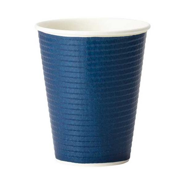 【商品名】 【まとめ】 エンボスカップ ダークブルー260ml 40個 【×2セット】 [ C2640EDBFS ]