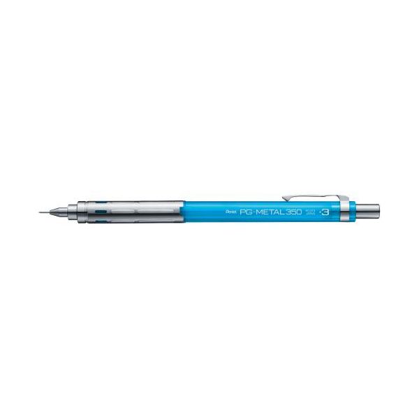 【商品名】 （まとめ） ぺんてる PG-METAL350 0.3 クリアブルー PG313-TS 【×5セット】 [ PG313-TS ]