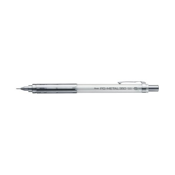 【商品名】 （まとめ） ぺんてる PG-METAL350 0.5 クリアホワイト PG315-TW 【×5セット】 [ PG315-TW ]