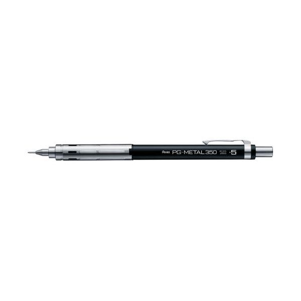 【商品名】 （まとめ） ぺんてる PG-METAL350 0.5 ブラック PG315-A 【×5セット】 [ PG315-A ]