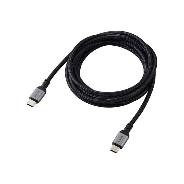 【商品名】 エレコム USB2.0ケーブル(USB Type-C - USB Type-C/100W対応/メッシュ) 2m ブラック MPA-CC5PAN20BK [ MPA-CC5PAN20BK ]