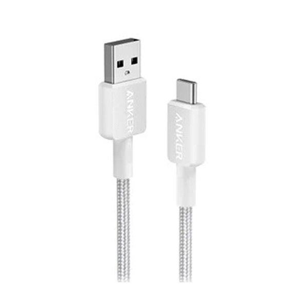 【商品名】 （まとめ） アンカージャパン ANKER 322 USB-C＆USB-A ケーブル（USB2.0対応） 0.9m ホワイト A81H5N21 1本 【×2セット】 [ A81H5N21 ]