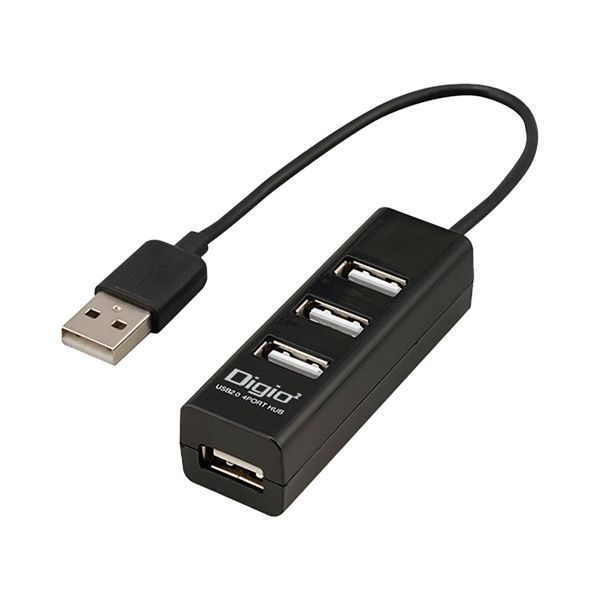 【商品名】 ナカバヤシ USB2.0ハブ 4ポート 15cm ブラック UH-2604BK 1個 【ジャンル・特徴】 ケーブル一体型4ポートUSB2.0ハブ。 [ UH-2604BK ]