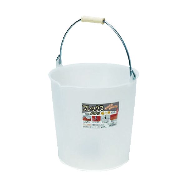 【商品名】 田中工業 フレックスバケツ 15L クリア FB-15C 1個 [ FB-15C ]