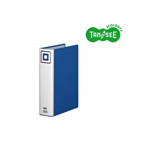 【商品名】 （まとめ）TANOSEE 両開きパイプ式ファイルV A4タテ 60mmとじ 青 30冊 【ジャンル・特徴】 パイプ式ファイル 両開き [ ORPA4S-6B ]
